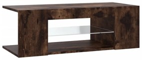 füstös tölgy színű LED-es TV-szekrény 90 x 39 x 30 cm