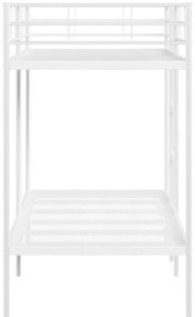 fehér acél emeletes ágy matrac nélkül 90 x 200 cm