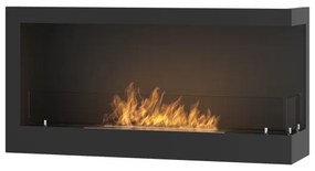 InFire - Sarok BIO kandalló 45x90 cm 3kW fekete