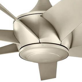 Kichler KLF-LEHR2-54-AS-Mennyezeti ventilátor LEHR átm. 137 cm IP44 + távirányítás