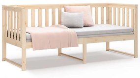 kanapéágy ágy matrac 75x190 cm tömör fa fenyőfa