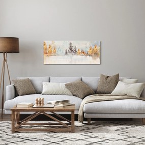 Kép - Akvarell erdő (120x50 cm)