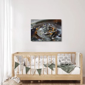 Vízcseppekből készült karkötő képe (üvegen) (70x50 cm)