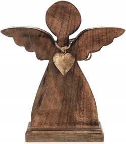 Karácsonyi Figura Fa Angyal Karácsonyi Dekoráció Nagy