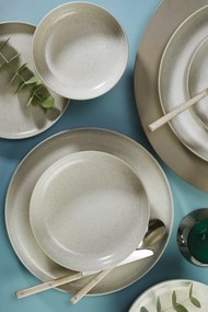 16 részes porcelán étkészlet krém