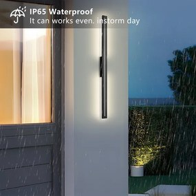 Brilagi - LED kültéri fali lámpa LINEO LED/24W/230V 3000K IP65 fekete