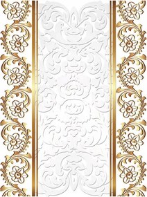 Fotótapéta flizelina Arany díszek Virágok Geometrikus stílus 206x275 +ragasztó