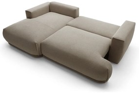 Sarokkanapé Dita mini (B) (szürkés bézs + fekete). 1100329