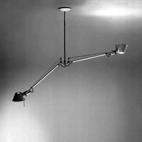 Artemide Tolomeo Sospensione 2 Bracci függőlámpa, alumínium 150 cm E27