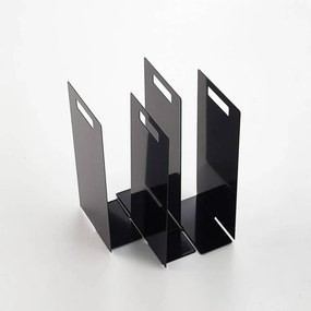 Fekete fém törölközőtartó állvány szett 2 db-os Tower – YAMAZAKI