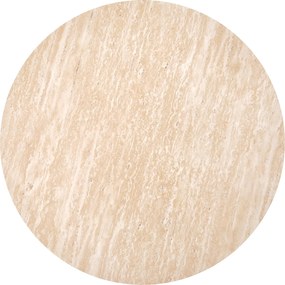 Novula kerek dohányzóasztal 60 cm - travertin