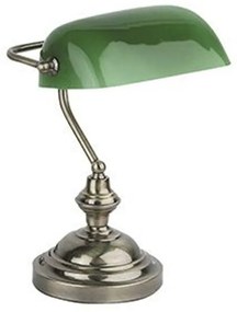 FARO BANKER asztali lámpa, zöld, E27 foglalattal, IP20, 68334