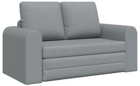Floor Sofa Bed 2 az 1-ben Világosszürke 148x71x83 cm Bútor