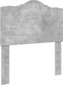 vidaXL Fejtámla Beton Szürke 90 cm Faanyag