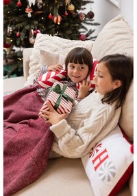 Karácsonyi mintás díszpárna 50x30 cm Candy Cane – Catherine Lansfield