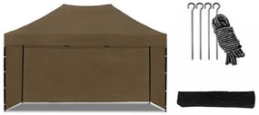 Összecsukható sátor 3x4,5 Barna All-in-One