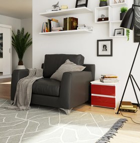 Éjjeliszekrény Cleania CL2 (fényes piros). Akció -15%. 1069507