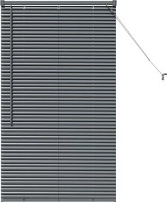 vidaXL Zsalugáter Redőnyök Sötétszürke 130 x 70 cm Alumínium
