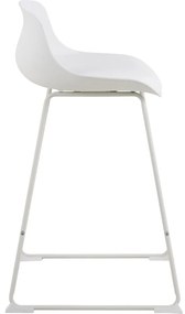 Fehér bárszék (ülésmagasság 66 cm) Tina – Actona