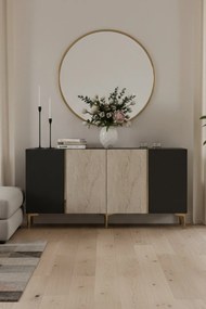 Poli 150 - Anthracite, Travertine, Gold