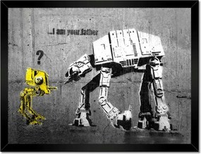 Poszterek keretben 40x30 Im your father Banksy