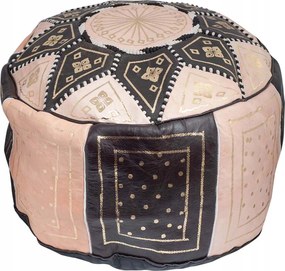 Puff Ülőgarnitúra Puff Természetes Bőr Kézzel Készített Marokkói Keleti