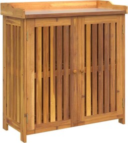 vidaXL Kerti szekrény Természetes 93 x 41,5 x 98 cm Tömör Akácfa