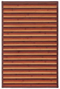 Mustársárga-barna bambusz szőnyeg 60x90 cm – Casa Selección