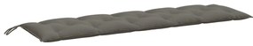 melange sötétszürke szövet kerti padpárna 180 x 50 x 7 cm