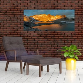 Egy hegyvidéki táj képe (120x50 cm)