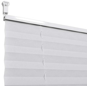 Plisse Roló 70 x 125 cm Fehér Redős Roló