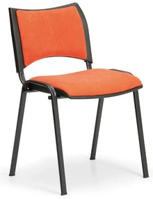 SMART konferencia szĂ©k - fekete lĂĄbak, narancssĂĄrga