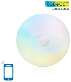 AIGOSTAR LED MENNYEZETI LÁMPA WIFI 18W RGB+CCT 3000K-6500K