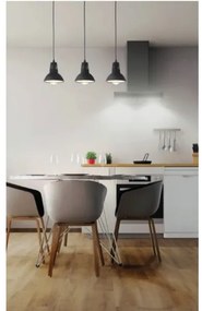 Redo 01-1279 - PEEP kábeles függőlámpa 1xE27/42W/230V, átmérő 16,5 cm, fekete