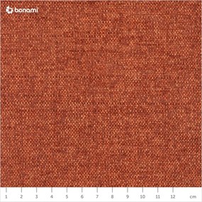 Scandic Lagom L narancssárga kinyitható kanapé, jobb oldalas - Miuform
