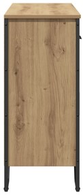 Sideboard Artisan Oak 97x32,5x74,5 cm Szerelt Fa