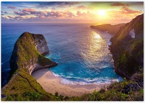 Poszterek 100x70 Naplemente a tengerparton