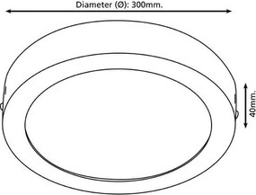 Eglo 96246 - LED fürdőszobai lámpatest FUEVA 1 LED/22W/230V IP44