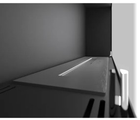 InFire - Fali BIO kandalló 44x91 cm 3kW fekete