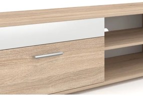 Nappali szekrénysor BRICK sonoma tölgy/fehér