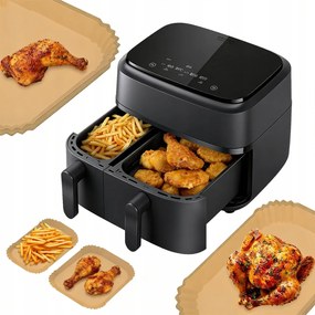 Sütőpapír Olajsütő Betét 100 db Airfryer Forma 20 cm