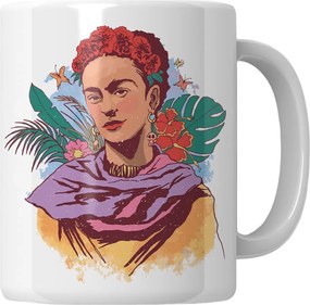 Bögre Színes Frida Kahlo Ajándék Művészet Rajongó Ajándék 18-99