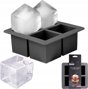 Jégkockatartó Szilikon forma nagy jégkockákhoz