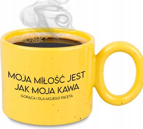 Bögre XXL Sárga Feleség Lány Évforduló Forró És A Férfi