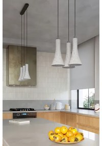 Sollux SL.1223 - Csillár zsinóron REA 1xE14/12W/230V beton