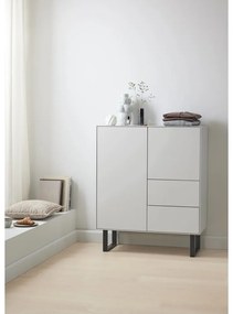 Világosszürke magas komód 91x111 cm Edge by Hammel – Hammel Furniture