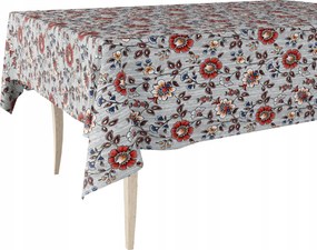 Cerata Abrosz Cerata Szürke Színes Virágokkal 140x300