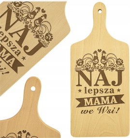 Fa Vágódeszka Ajándék Anyák Napja Gravírozott Legjobb Anya