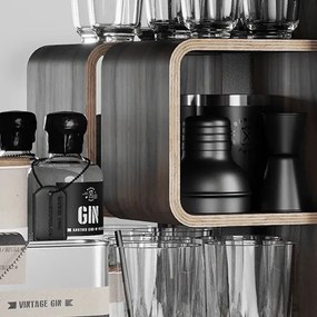 Koupelnová skříňka / kanistr - Bathroom Cabinet, Gas Red, 6 variant - Danish Fuel variáns: Dió