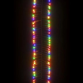 színes fényű fürtös PVC LED-szalag 3000 LED-del 23 m